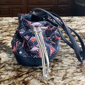 Navy Blue Bucket Purse
